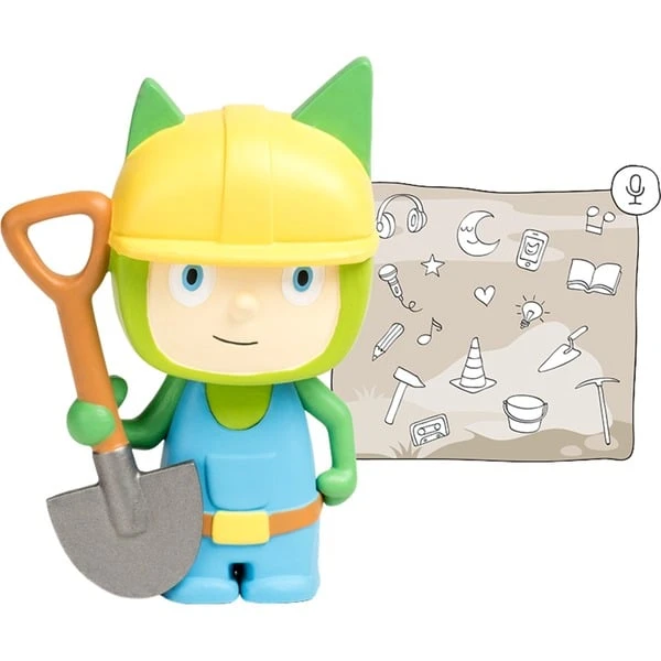 Tonies Kreativ-Tonie Bauarbeiter, Spielfigur 1 Tonies Kreativ-Tonie Bauarbeiter, Spielfigur