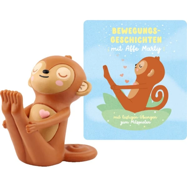 Tonies Bewegungsgeschichten Mit Affe Marty, Spielfigur (Hörspiel Mit Liedern) 1 Tonies Bewegungsgeschichten Mit Affe Marty, Spielfigur (Hörspiel Mit Liedern)